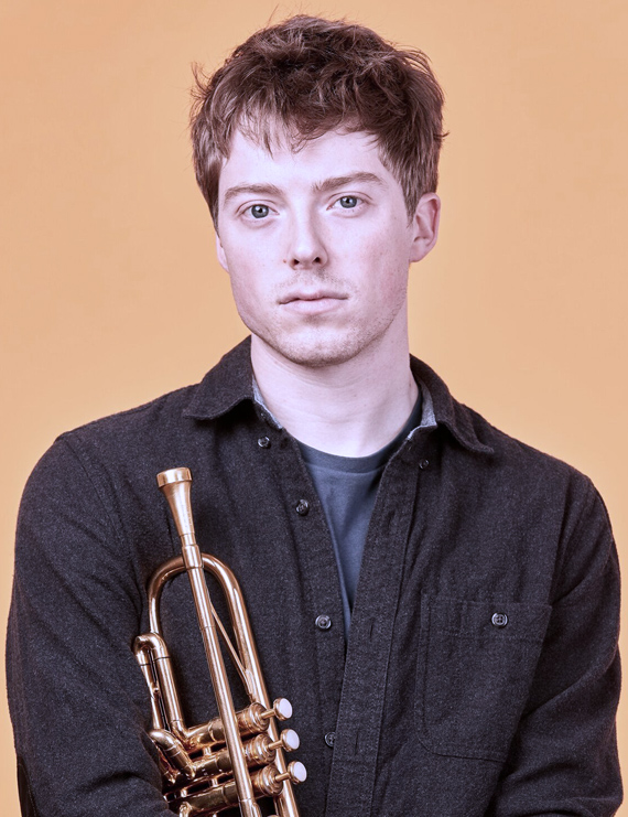 Ray Larsen with trumpet
